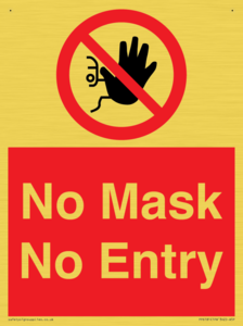 No Mask No Entry